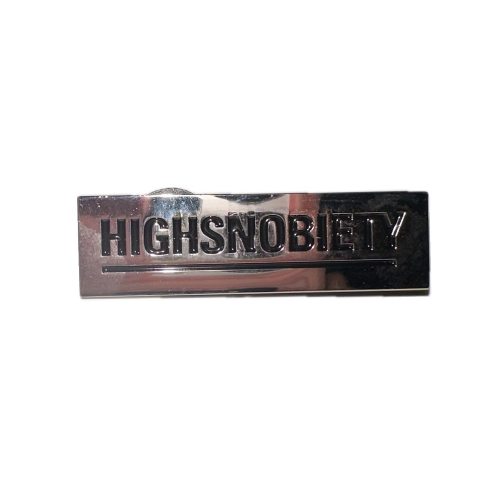 Highsnobiety logo enamel pin NWT
